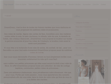 Tablet Screenshot of dreamdresslocation.com